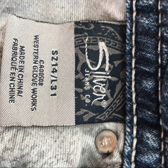 Silver Jeans.  Pioneer size 14/L 31. - Picture 5 of 6